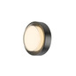 Preview: SLV 1011261 AINOS SLIDE WL, Wandaufbauleuchte, rund, Phase, 2700/3000K, 11W, IP65, schwarz