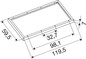 Preview: SLV 1011269 Surface Mounting Frame, 1200/600 WH SLVtec