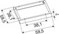 Preview: SLV 1011270 Surface Mounting Frame, 600 BK SLVtec