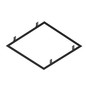 Preview: SLV 1011338 Recessed Mounting Frame, 600 BK SLVtec
