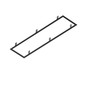 Preview: SLV 1011340 Recessed Mounting Frame, 1200/300 BK SLVtec