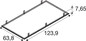Preview: SLV 1011341 Recessed Mounting Frame, 1200/600 BK SLVtec