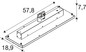 Preview: SLV 1011396 TRACK PANEL, 3PH. 120 830/840 DWB ML WH DALI SLVtec