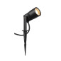 Preview: SLV 1011598 SYNA Garden, SP, Erdspiessleuchte, 150cm Anschlusskabel, IP44/IP65, 2200K, 6.2W, 36°, schwarz
