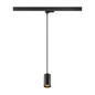 Preview: SLV 1011715 ENOLA 2.0 M, 3-Phasen Pendelleuchte, Single, QPAR51, schwarz