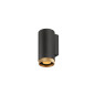 Preview: SLV 1011878 GRIP! L, Wandaufbauleuchte, UP OR DOWN, QPAR51, 6W, schwarz