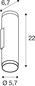 Preview: SLV 1011883 GRIP! L, Wandaufbauleuchte, UP/DOWN, QPAR51, 2 x 6W, bronze
