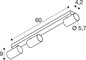 Preview: SLV 1011887 ENOLA 2.0 M, CL, Tripple, QPAR51, Long, Deckenaufbauleuchte, schwarz