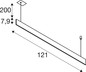 Preview: SLV 1011939 LINIUS 120, PD, Phase, Einbau, Pendelleuchte, 2700K, 34W, 90°, messingfarben