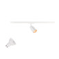 Preview: SLV 1012048 PURI 2.0 Lamp Set, Tube, 1-Phasen Spot, inkl. PAR16 GU10, 2700K, GU10, 6W, Phase, 38°, weiß