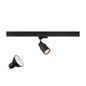 Preview: SLV 1012068 PURI 2.0 Lamp Set, Tube, 3-Phasen Spot, inkl. PAR16 GU10, 3000K, GU10, 6W, Phase, 38°, schwarz