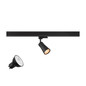 Preview: SLV 1012074 PURI 2.0 Lamp Set, Cone, 3-Phasen Spot, inkl. PAR16 GU10, 2700K, GU10, 6W, Phase, 38°, schwarz