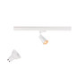 Preview: SLV 1012084 PURI 2.0 Lamp Set, Dome, 3-Phasen Spot, inkl. PAR16 GU10, 3000K, GU10, 6W, Phase, 38°, weiß