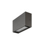 Preview: SLV 1012146 QUADRASYL PRO, WL, Einzel, DALI, ASYM, Wandaufbauleuchte, 2200K / 2700K, 12W, 138°, anthrazit