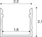 Preview: SLV 1012335 LEDSTRIP Profil Aufbau, weiß
