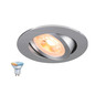 Preview: SLV 1012483 NEW TRIA 68 Smart Set, DL, rund, GU10, PAR16, ZIGBEE, TW, Deckeneinbauleuchte, aluminium