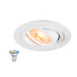 Preview: SLV 1012488 NEW TRIA 75 Smart Set, DL, rund, GU10, PAR16, ZIGBEE, TW, Deckeneinbauleuchte, weiß