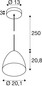 Preview: SLV 1012523 PARA CONE 20 Smart Set, PD, E27, A60, ZIGBEE, RGBW, Pendelleuchte, weiß