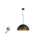 Preview: SLV 1012532 FORCHINI M 50 Smart Set, PD, E27, A60, ZIGBEE, RGBW, Pendelleuchte, schwarz