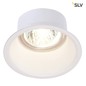 Preview: SLV 112911 HORN GU10 Downlight rund weiss max. 50W