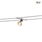 Preview: SLV 139092 COSMIC Lampenhalter für TENSEO Niedervolt-Seilsystem QR-C51 chrom schwenkbar 2 Stück