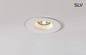 Preview: SLV 148070 PLASTRA Downlight GU10 rund weisser Gips
