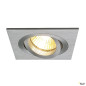 Preview: SLV 199996 PIREQ, alu brushed, max. 50 W, inkl.Clipfedern