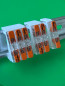 Preview: SOIXX Hutschienenhalter XWD für WAGO 1x 221-2411 DIN Rail 35 mm Hutschiene Halter Weiß