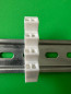 Preview: SOIXX Hutschienenhalter XWD für WAGO 4x 2273-202 DIN Rail Hutschiene Halter Weiß