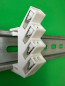Preview: SOIXX Hutschienenhalter XWD für WAGO 4x 2273-202 DIN Rail Hutschiene Halter Weiß