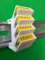 Preview: SOIXX Hutschienenhalter XWD für WAGO 4x 2273-205 DIN Rail Hutschiene Halter Weiß