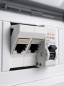 Preview: SOIXX Hutschienenhalter Keystone Modul RJ45 Netzwerk Cat6 Cat7 Cat8 DIN Rail Adapter