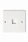 Preview: SOIXX Wanddose Netzwerkdose Leer 1 x Keystone Modul RJ45 HDMI USB Weiß