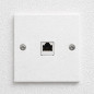 Preview: SOIXX Wanddose Netzwerkdose Leer 1 x Keystone Modul RJ45 HDMI USB Weiß