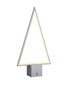 Preview: Sompex PINE Tischleuchte Silber 47cm 72421