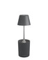 Preview: Sompex PEEKY Akku-Tischlampe Anthrazit 1W Warmweiss IP44 72721