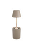 Preview: Sompex PEEKY Akku-Tischlampe Sand 0,8W Warmweiss IP44 72723