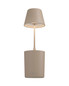 Preview: Sompex PEEKY Akku-Tischlampe Sand 0,8W Warmweiss IP44 72723