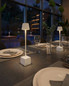 Preview: Sompex DENNIS Akku-Tischlampe Weiß 1,5W steuerbare Lichtfarbe IP44 78640