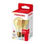 Preview: Toshiba LED Filament Lampe E27 Amber 4.5W 2200K 400Lm wie 25W 4711112386833