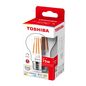 Preview: Toshiba LED Filament Lampe dimmbar E27 9W 2700K 1055Lm wie 75W 4711112387045