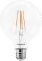 Preview: Toshiba LED Filament Globe Lampe dimmbar E27 9W 2700K 1055Lm wie 75W 4711112387168