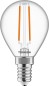 Preview: Toshiba LED Filament Tropfen Lampe E14 2.5W 2700K 250Lm wie 25W 4711112384358