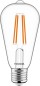 Preview: Toshiba LED Filament Vintage Lampe E27 ST64 4.5W 2700K 470Lm wie 40W 4711112386963