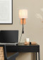 Preview: Trio Nilam Wandleuchte E27  ⌀18cm Naturbelassen