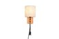 Preview: Trio Nilam Wandleuchte E27  ⌀18cm Naturbelassen