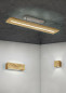 Preview: Trio Brad LED Wandleuchte  13W dimmbar Holzfarbig warmweiss