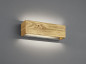 Preview: Trio Brad LED Wandleuchte  13W dimmbar Holzfarbig warmweiss