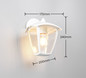 Preview: Trio 263260131 Venta E27 Wandleuchte Weiß Matt IP44