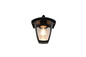 Preview: Trio 263260132 Venta E27 Wandleuchte Schwarz Matt IP44